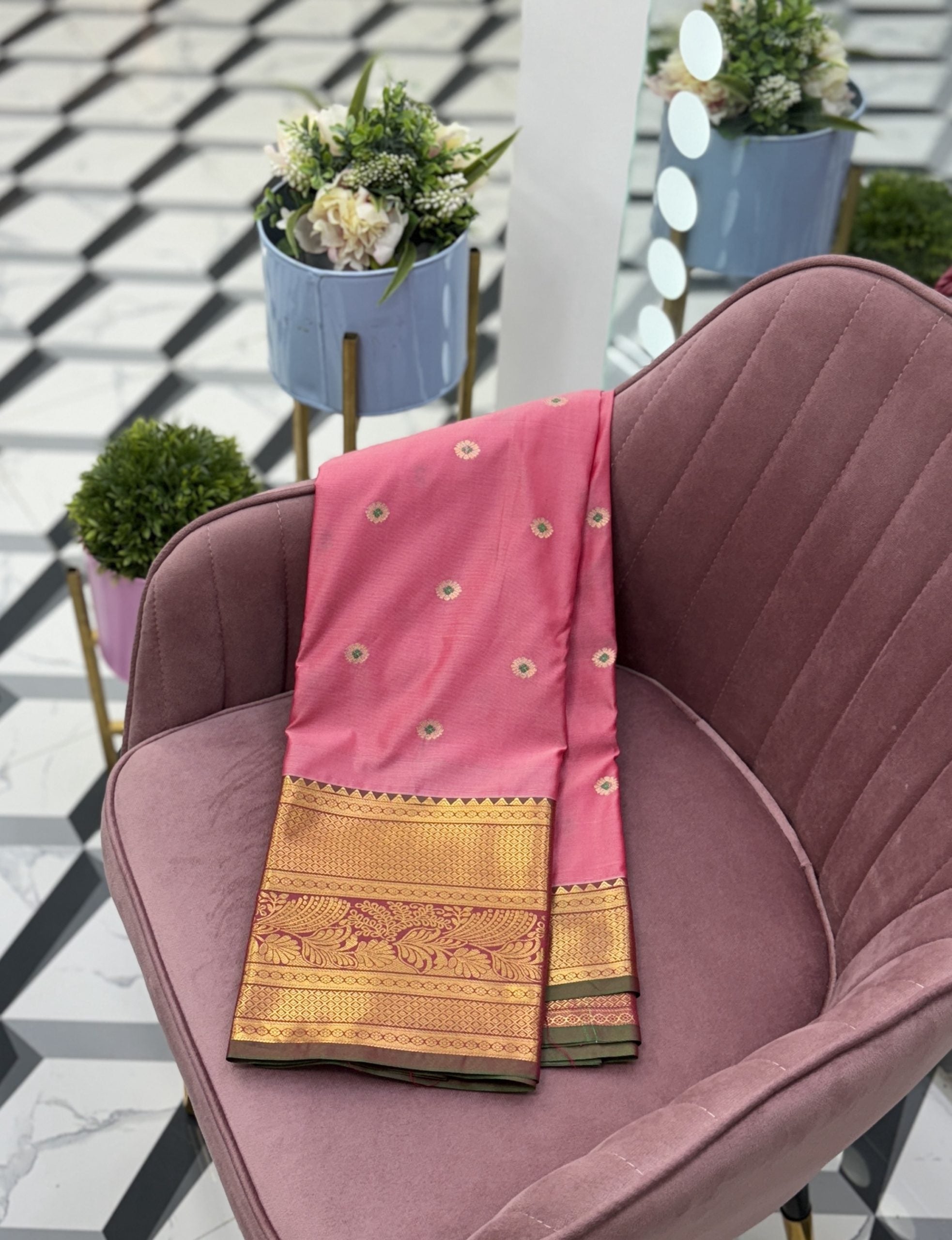 Baby Pink Semi Gadwal