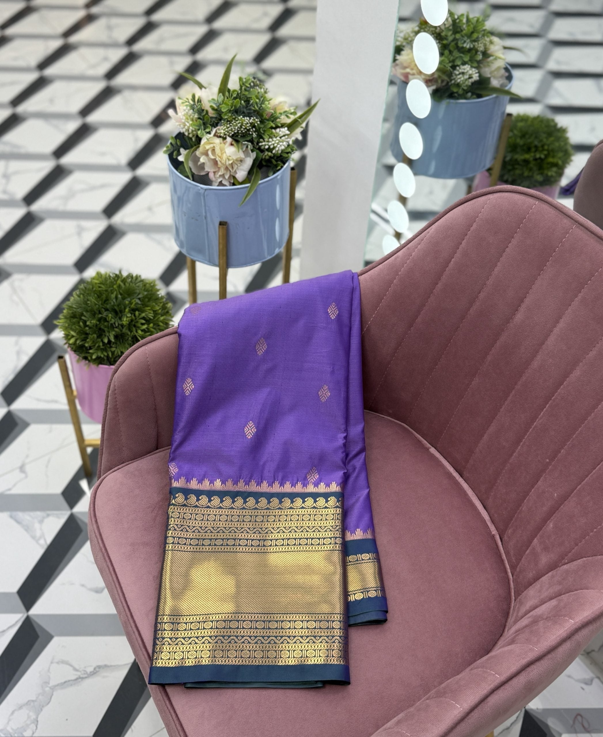 Lavender Semi Gadwal