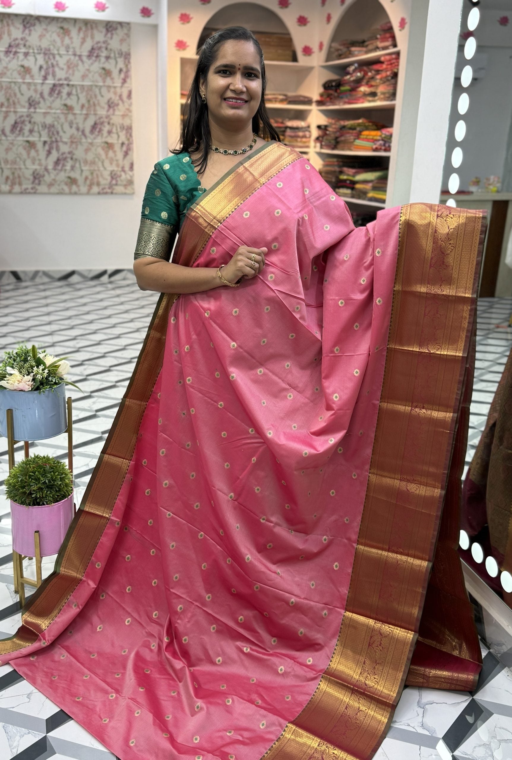 Baby Pink Semi Gadwal