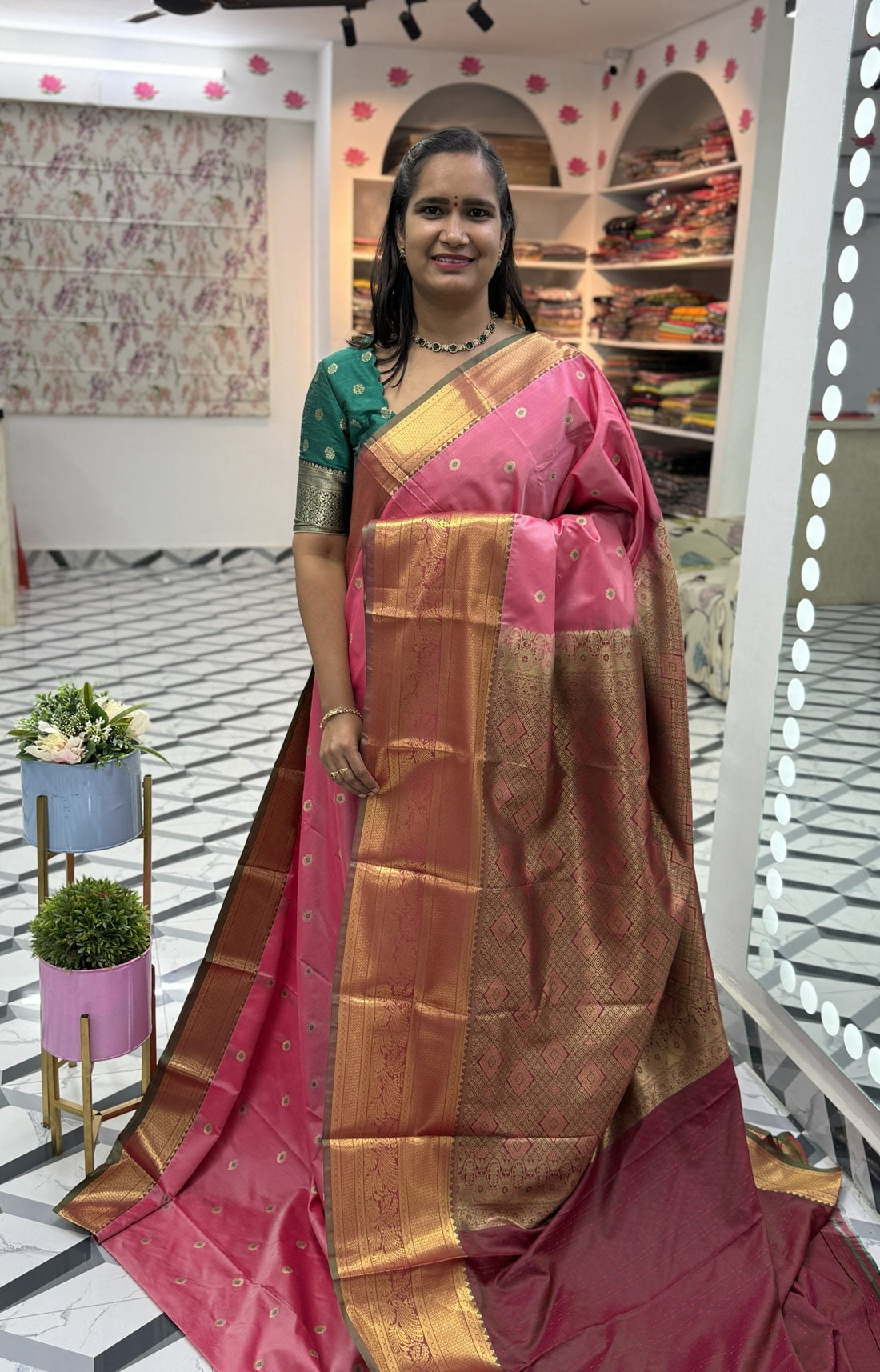 Baby Pink Semi Gadwal