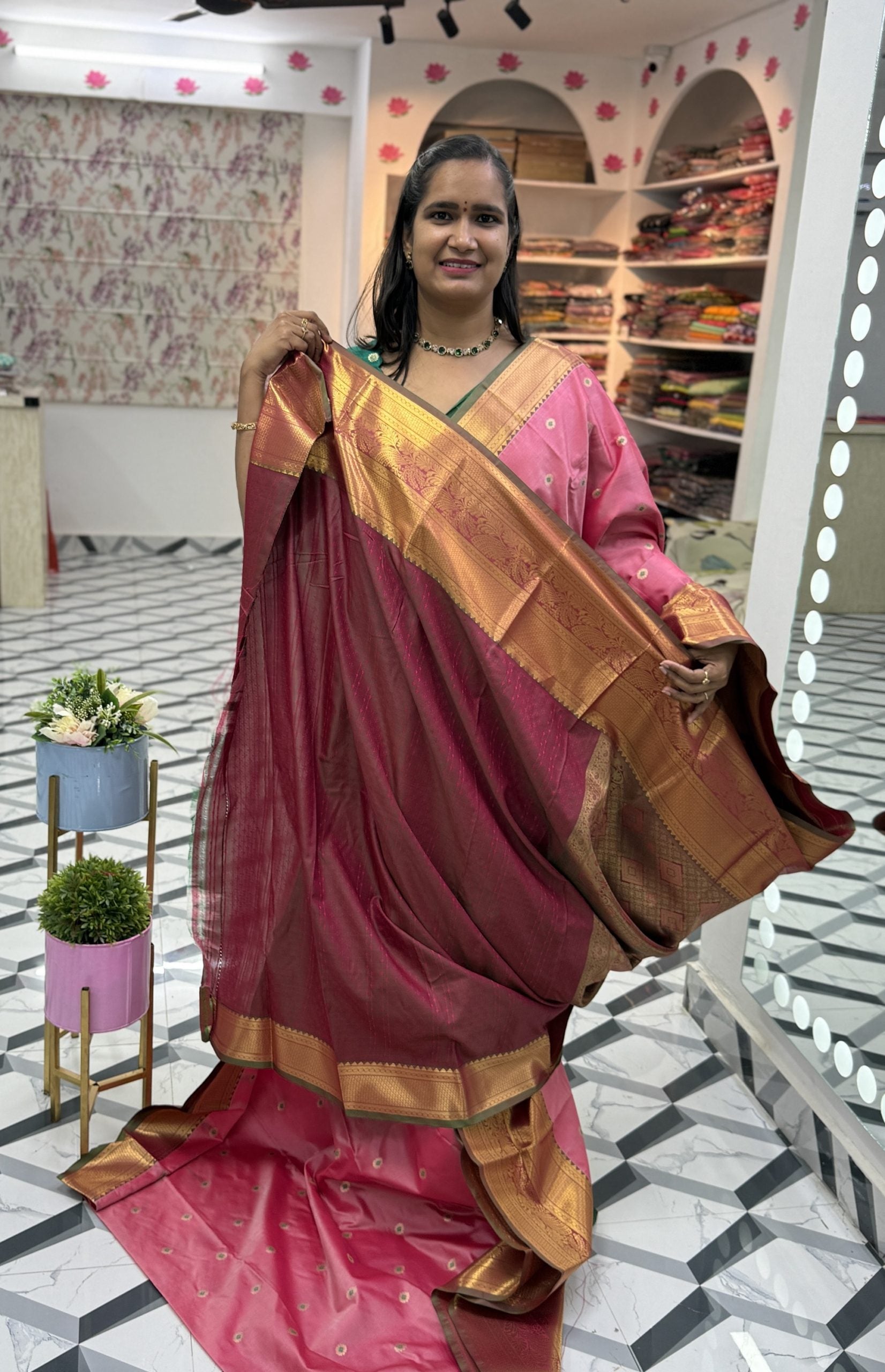 Baby Pink Semi Gadwal