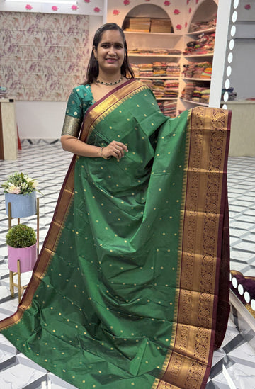 Green Semi Gadwal