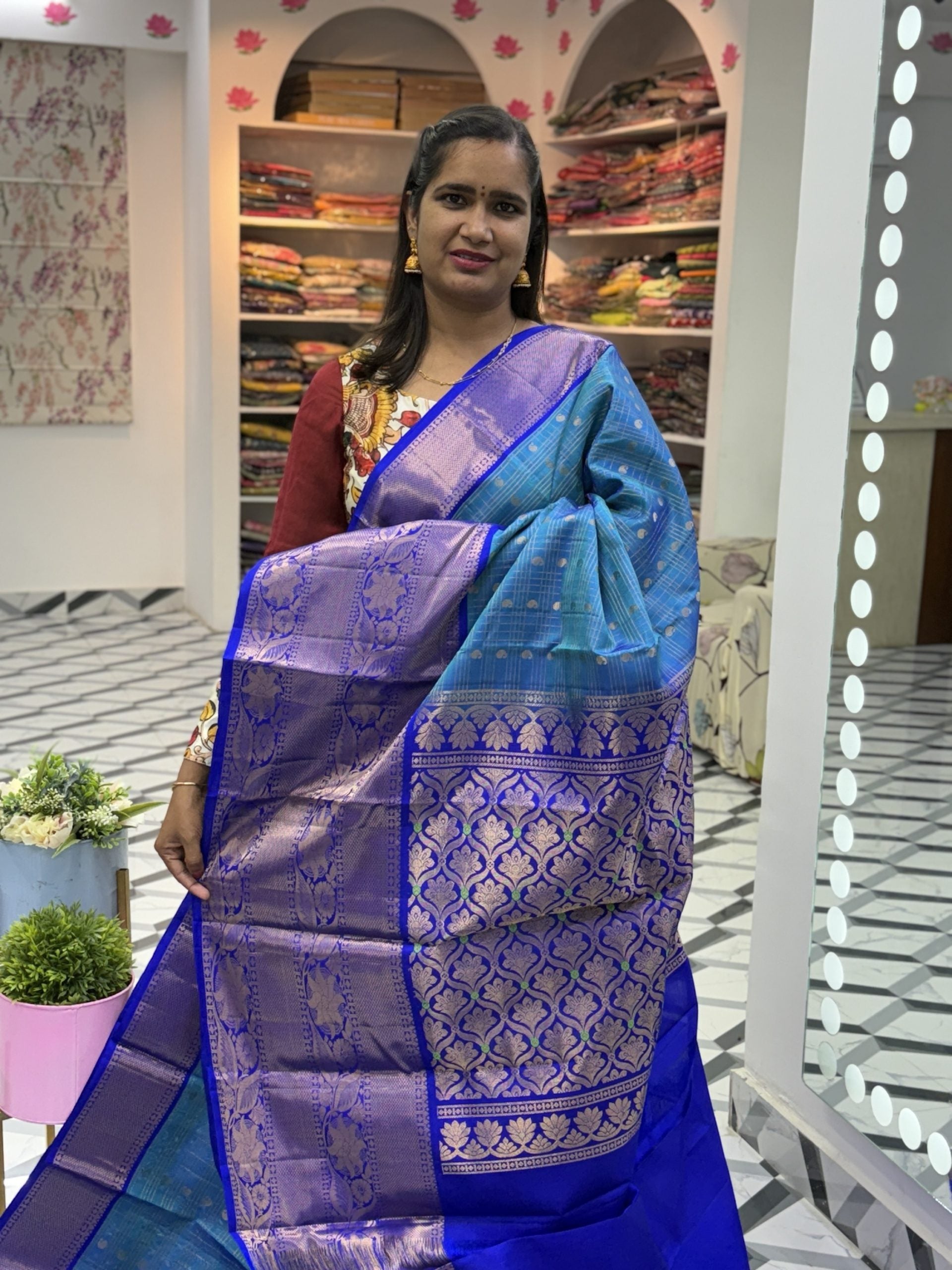 Pure Handloom Kanchi Pattu Saree