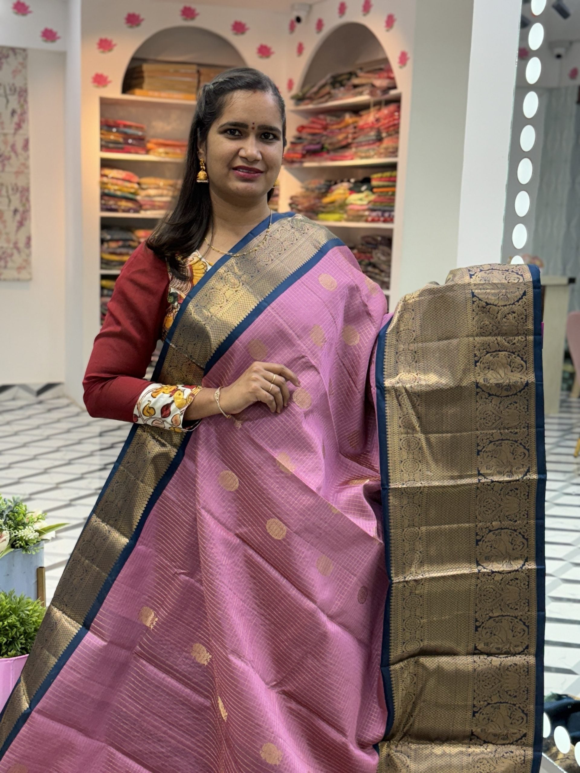 Pure Handloom Kanchi Pattu Saree