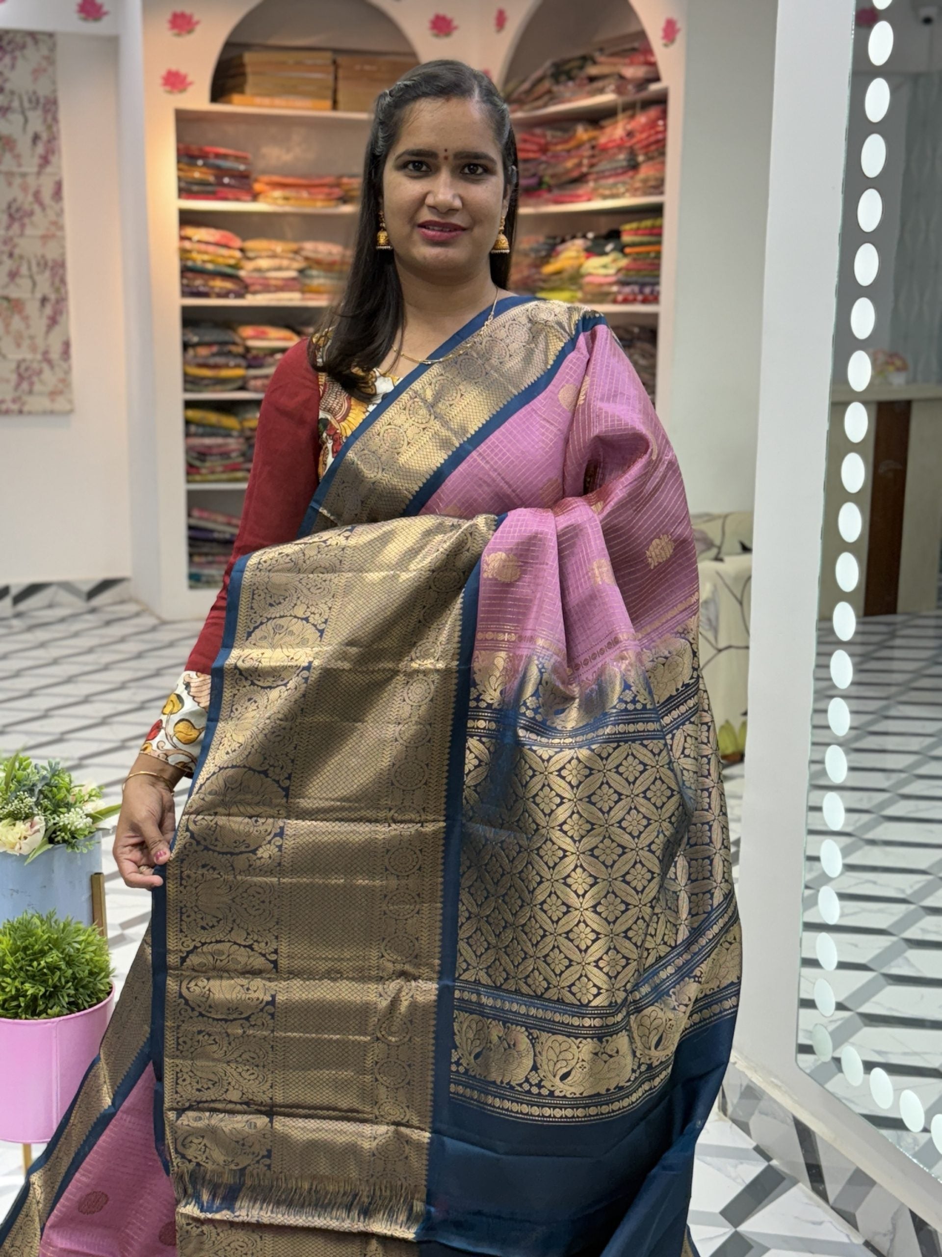 Pure Handloom Kanchi Pattu Saree