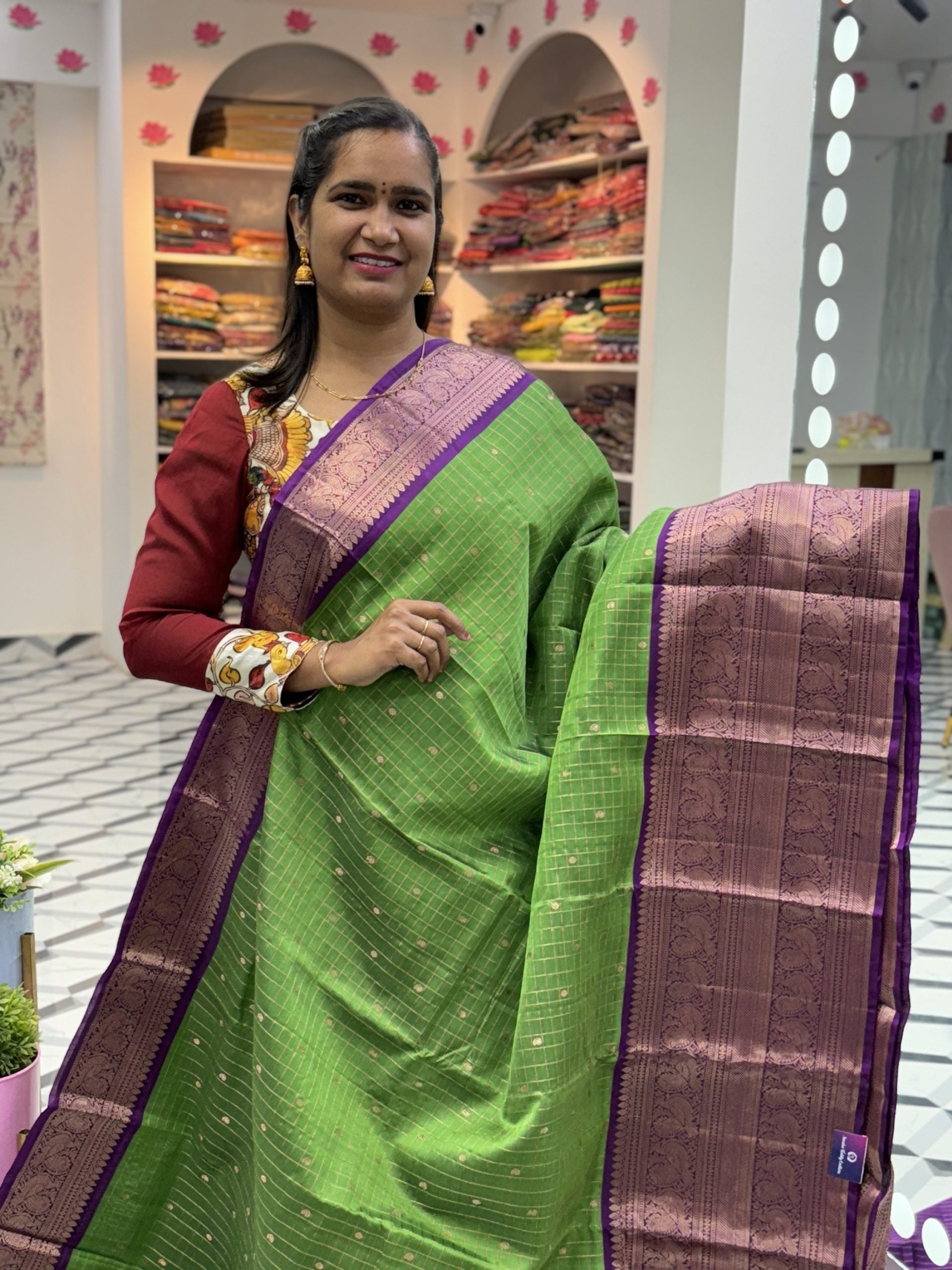 Pure Handloom Kanchi Pattu Saree