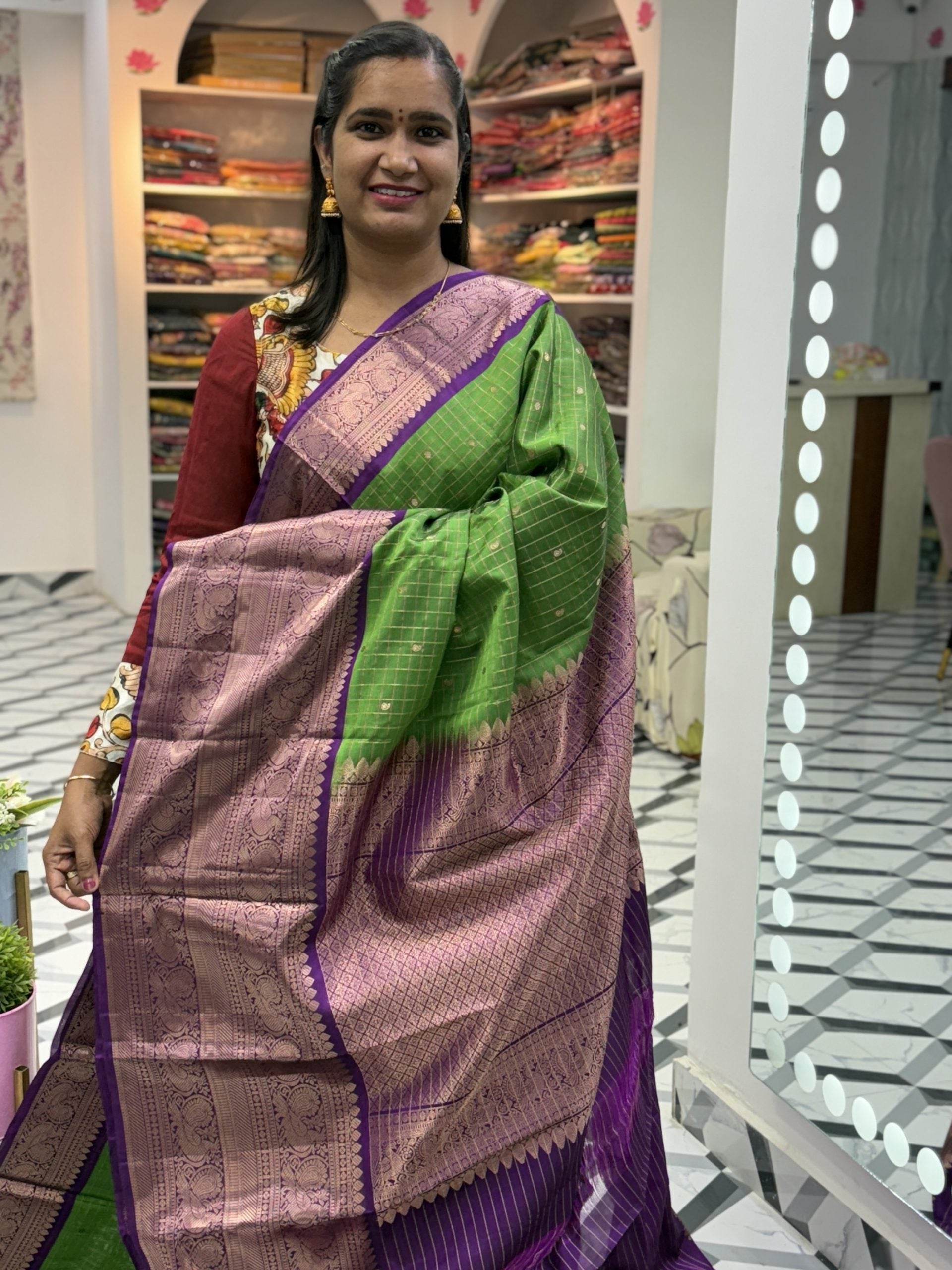 Pure Handloom Kanchi Pattu Saree