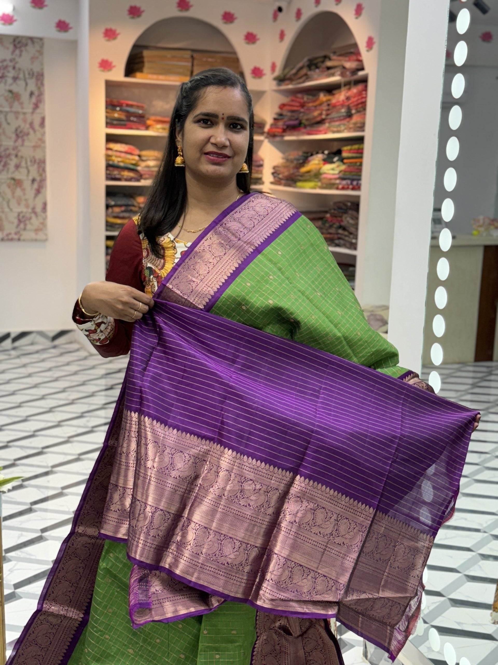 Pure Handloom Kanchi Pattu Saree