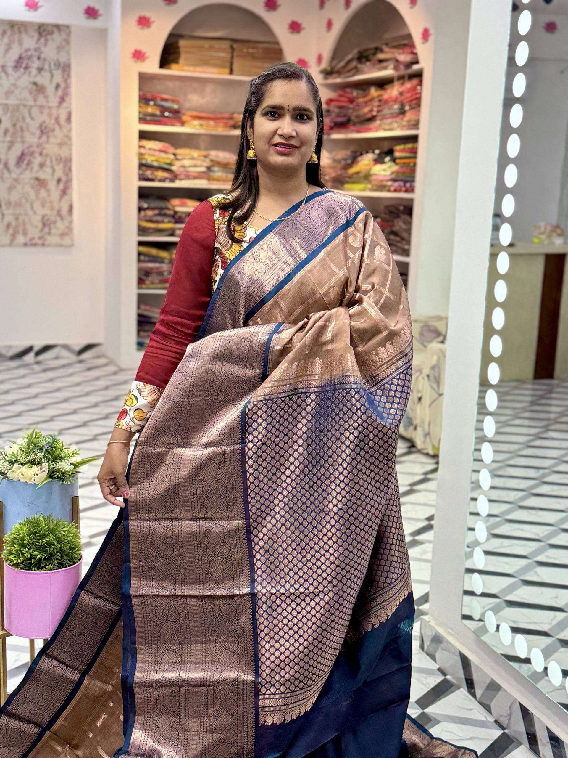 Pure Handloom Kanchi Pattu Saree