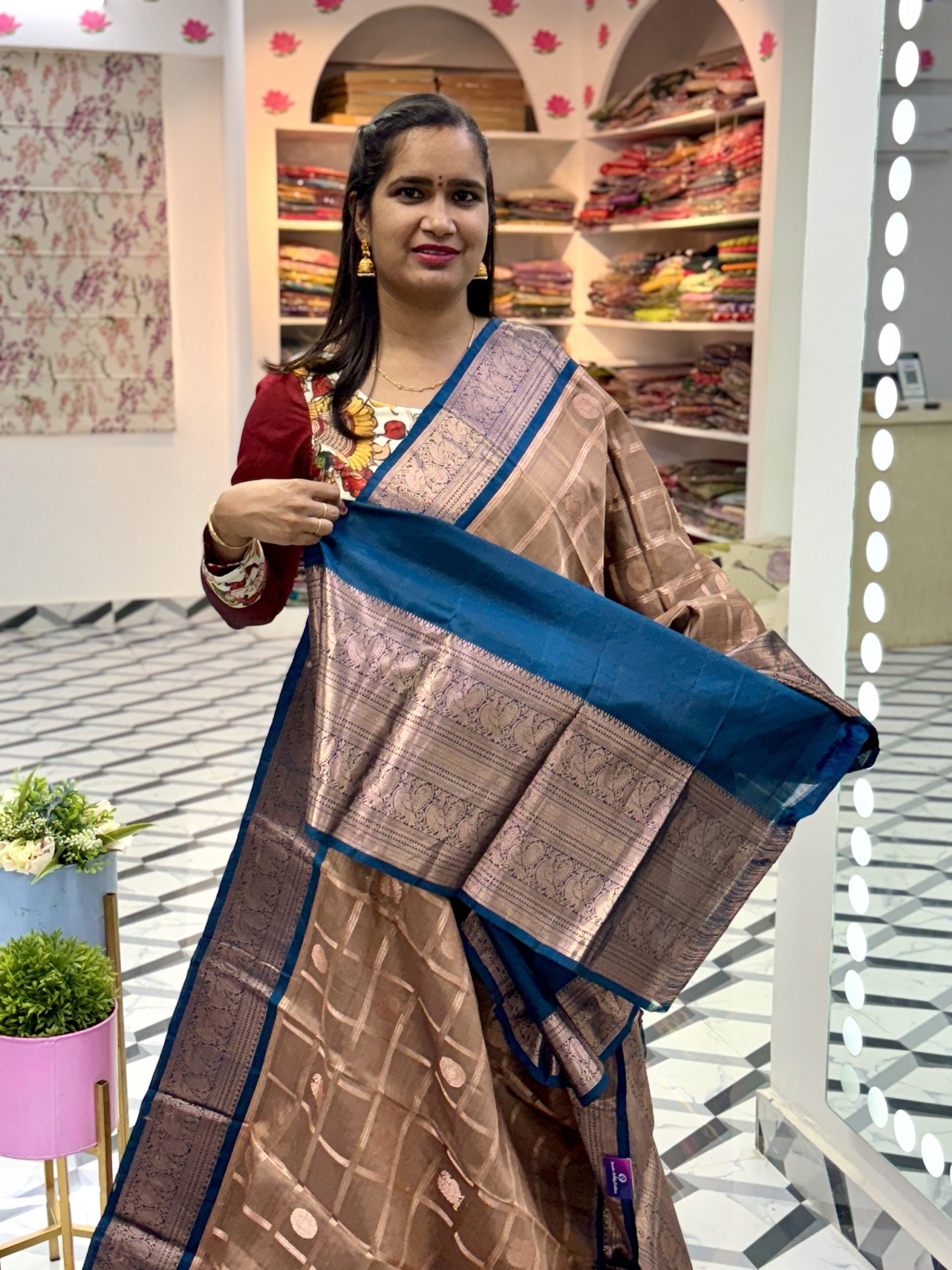 Pure Handloom Kanchi Pattu Saree