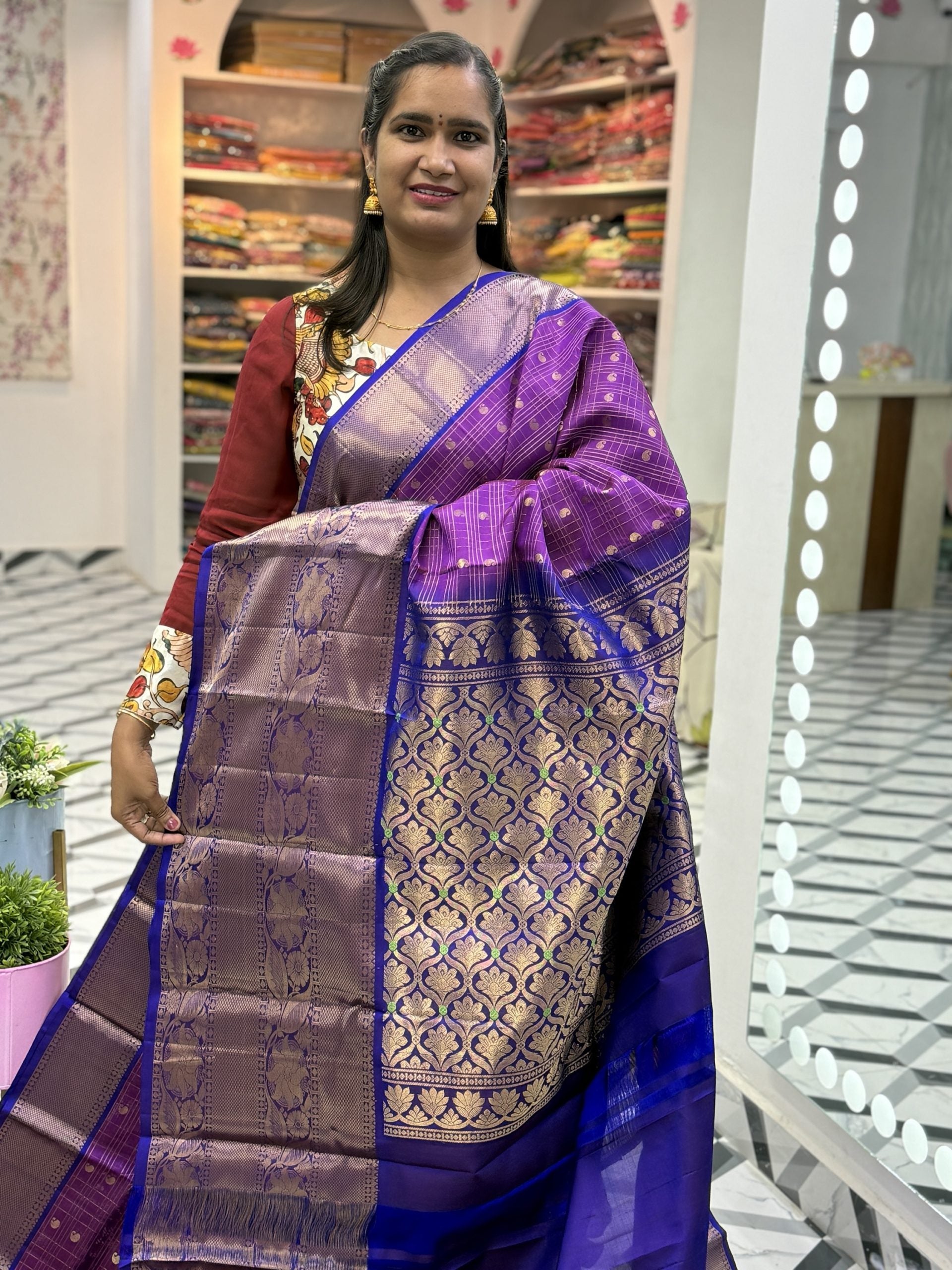 Pure Handloom Kanchi Pattu Saree