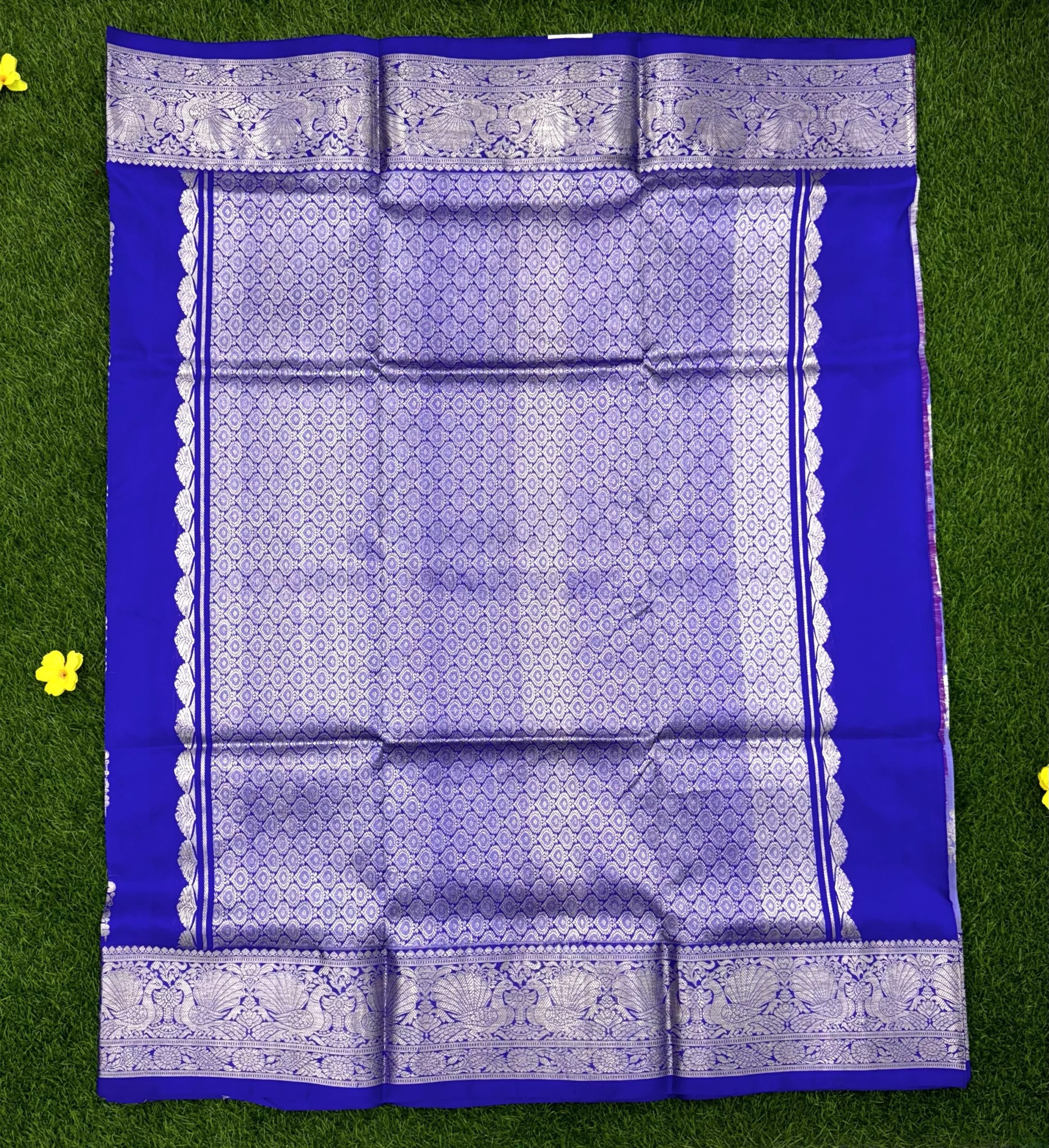 Blue Handloom Venkatagiri Pattu Saree