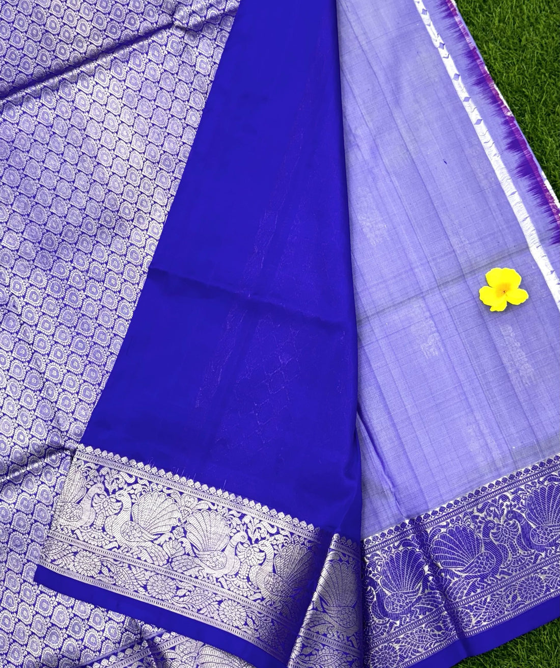 Blue Handloom Venkatagiri Pattu Saree