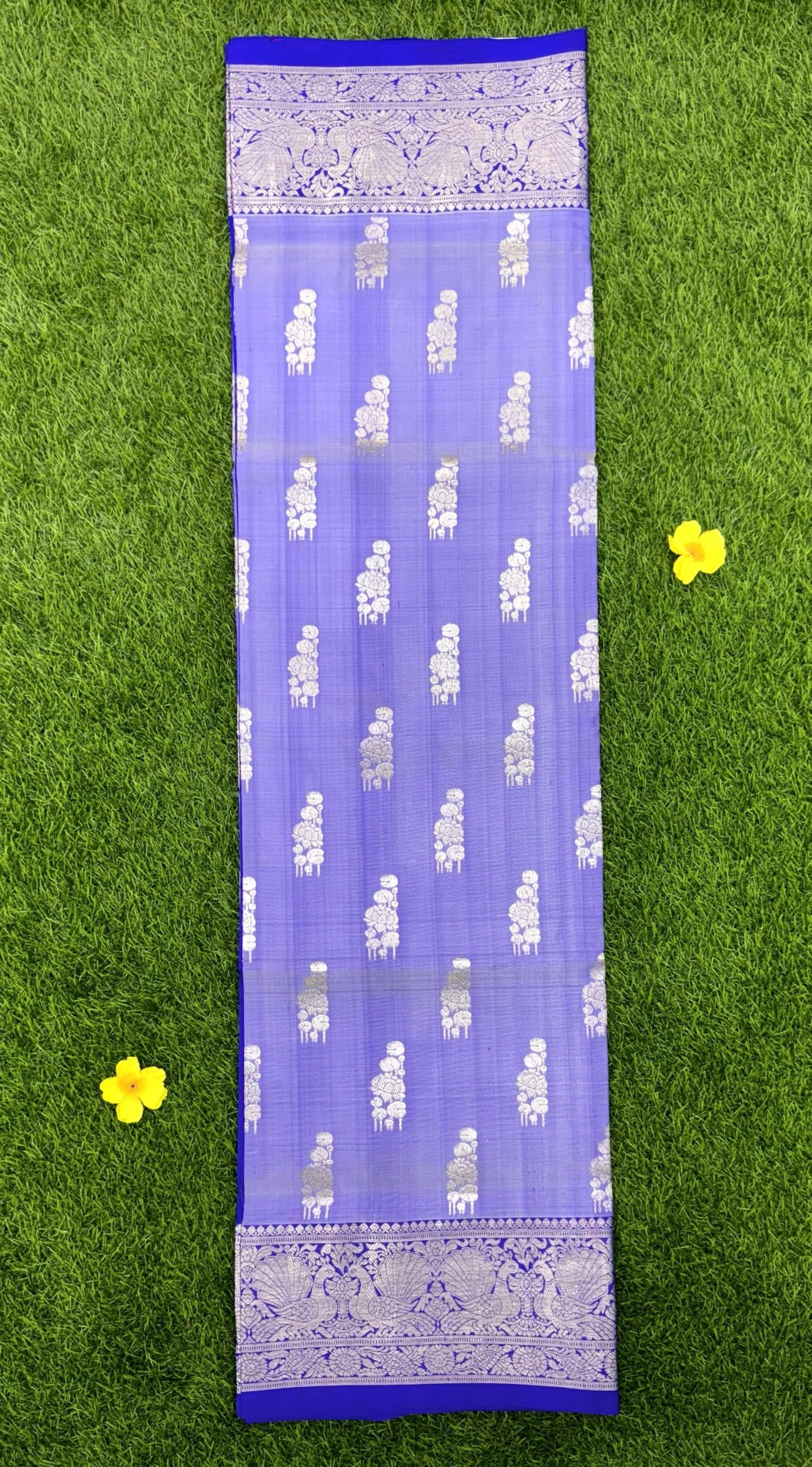 Blue Handloom Venkatagiri Pattu Saree