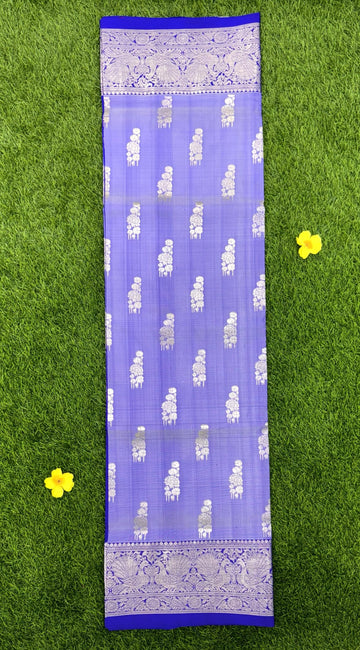 Blue Handloom Venkatagiri Pattu Saree