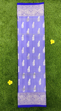 Blue Handloom Venkatagiri Pattu Saree