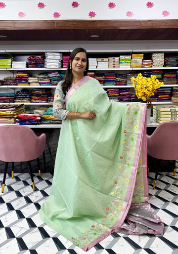 Sea Green Kota Pythani