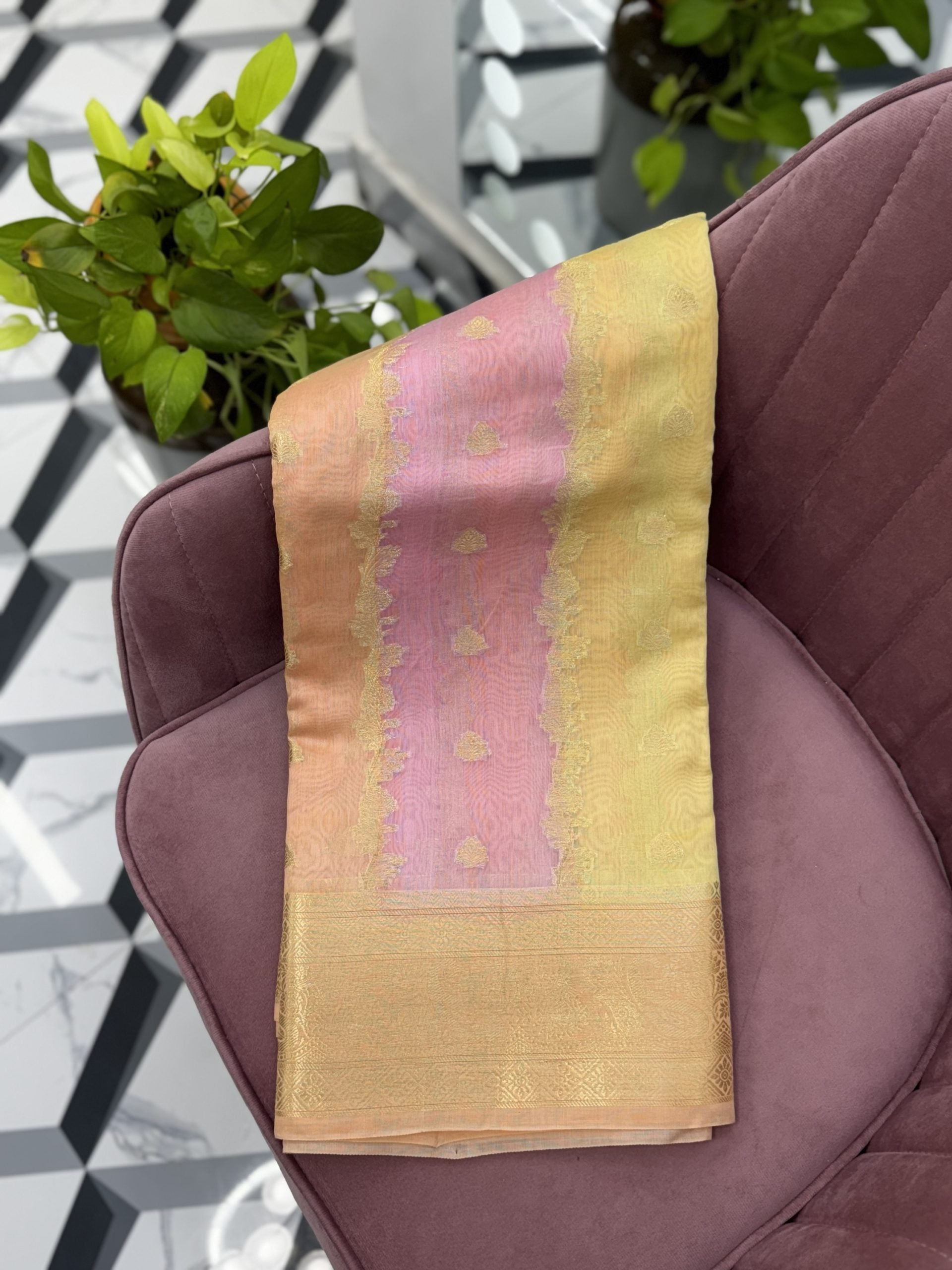 Rangkat Pure Chanderi Saree
