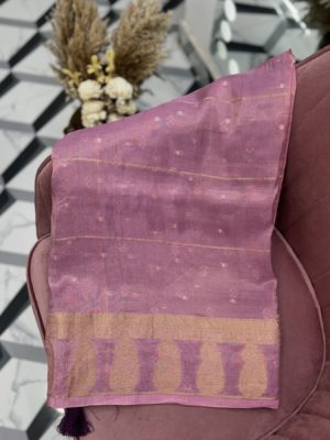 Pink Fancy Tissue Saree