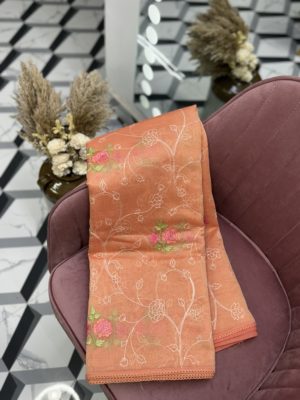 Orange Fancy Kota Saree