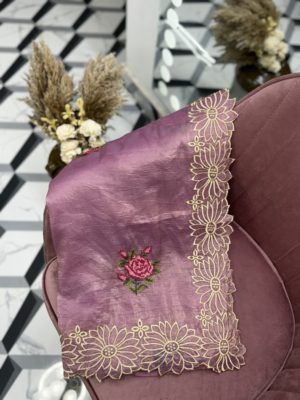 Pink Fancy Crush Saree