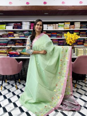 Sea Green Kota Pythani