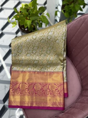 Green Semi Kanchi Saree